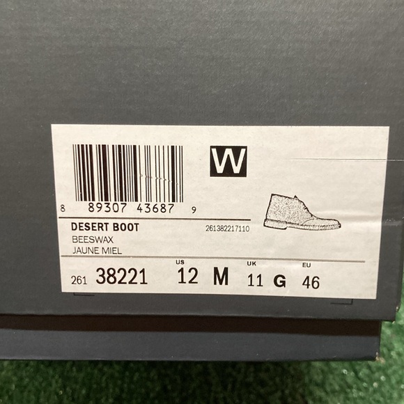 New Clarks Brown Leather Desert Boots men’s size 12 (OKPM-07-160) - Picture 11 of 11